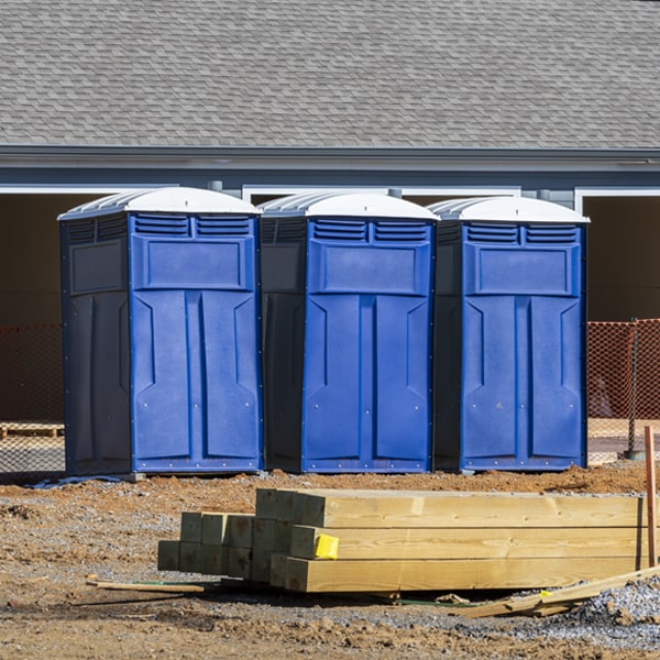 how often are the portable restrooms cleaned and serviced during a rental period in Mifflinburg PA